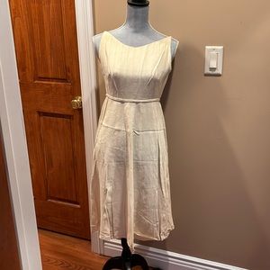Safinia for Saks Fifth Avenue Exclusive cream dress